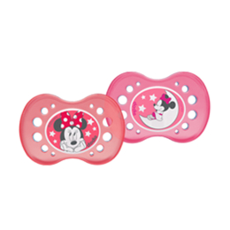 Dodie Sucette Anatomique +18mois Duo nuit Minnie - x2