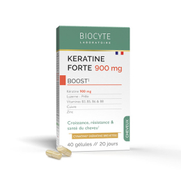 Kératine Forte 900 mg Boost - 40 gélules