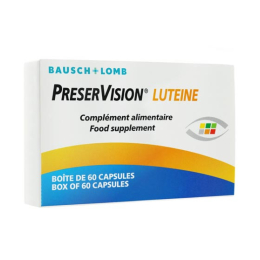 Bausch & Lomb PreserVision Lutéine - 60 capsules
