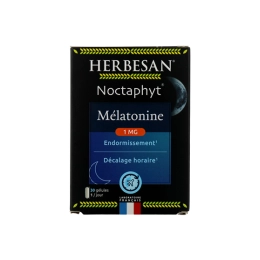 Noctaphyt Mélatonine 1mg  -  30 gélules