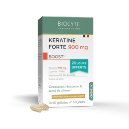 Kératine Forte 900 mg Boost - 3 x 40 gélules