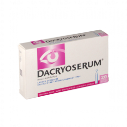 Dacryoserum Solution Pour Lavage Ophtalmique 20 Récipients Unidoses de 5ml