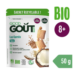 Good Goût Carrés bio Coco - 50g