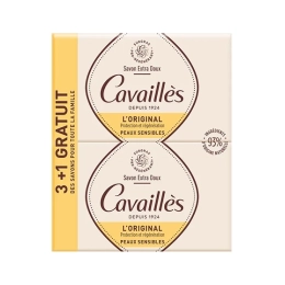 Rogé Cavaillès savon surgras extra-doux - 3x250gr + 1 Gratuit