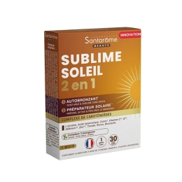 Sublime Soleil 2 en 1 Autobronzant et Préparateur solaire - 30 gélules