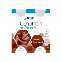 Clinutren Hp/hc sans lactose saveur chocolat - 4 x 200ml