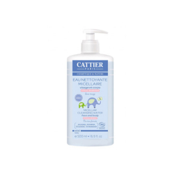 Cattier eau nettoyante micellaire corps et visage bébé bio - 500ml