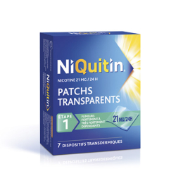 Niquitin patchs transparents 21mg/24h - 7 dispositifs transdermiques