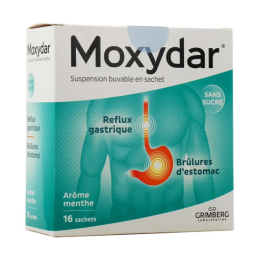 Moxydar Suspension buvable en Sachet - 16 sachets