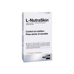 L-NutraSkin Confort et Nutrition Peau sèche et sensible - 42 capsules