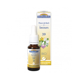 Biofloral Fleurs de Bach Secours Jour 39 Gouttes - 25 ml