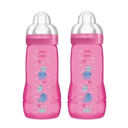 Easy Start Biberon Active 2ème âge Filles - 2x330ml