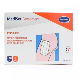 Mediset Pansement Post-opératoire Moyennes Plaies - 3 soins