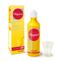 Oligosol Cuivre Or Argent - 60ml