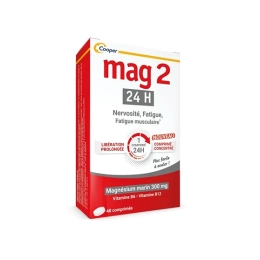 Mag2 24H Magnésium Marin 300mg - 40 comprimés