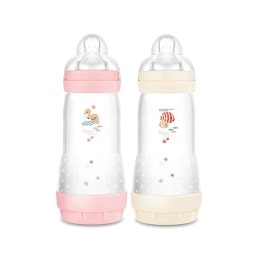 Easy Start Biberons anti-colique 320mL Bonbon et Coton - lot de 2