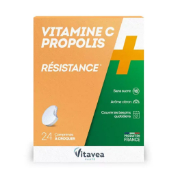 Vitamine C Propolis Résistance - 24 comprimés à croquer