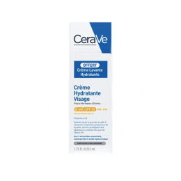 Crème Hydratante SPF50 + Crème Lavante Hydratante OFFERTE - 50ml + 20ml