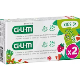 Lot Dentifrice Enfants Goût Fraise - 2x50ml