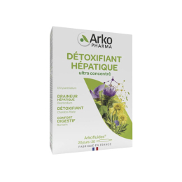 Arkopharma Arkofluides Détoxifiant hépatique - 20 ampoules