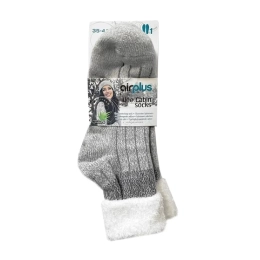 Aloe Cabin Chaussettes Hydratantes Cocooning  Grises  Pointure  35-41 - 1 Paire