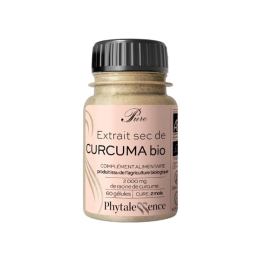 Phytalessence Pure Extrait sec de Curcuma BIO - 60 gélules