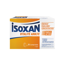 Isoxan Vitalité Adulte - 20 comprimés