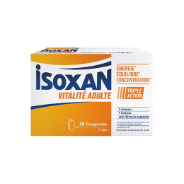 Isoxan vitalité Adulte - 20 comprimés-effervescents