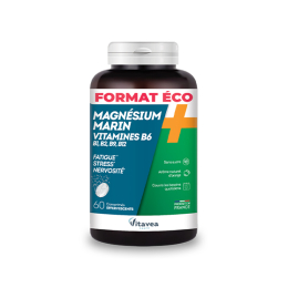 Magnésium Marin et Vitamines B Format Eco - 60 comprimés effervescents