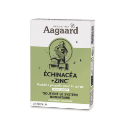 Aagaard Propolentum Echinacéa Zinc - 24 pastilles