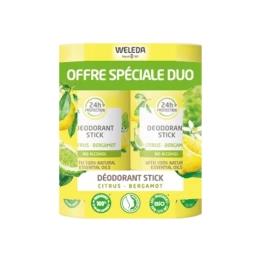 Duo Déodorant Stick Citrus Bergamote BIO - 2x50g