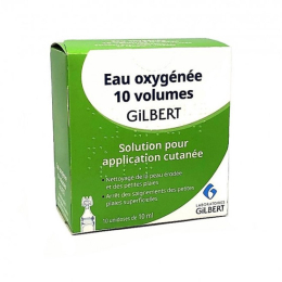 Eau Oxygénée 10 volumes - 10 unidoses de 10ml