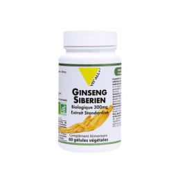 Vit'all+ Ginseng Sibérien 300mg BIO - 60 gélules