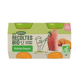 Blédina Les Récoltes Bio Petit Pot Patates Douces - 2x130g