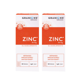 Granions de Zinc 15mg - 2x60 gélules