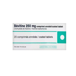 Bevitine 250mg - 20 comprimés