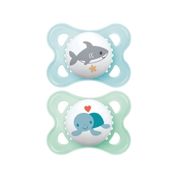 Sucette Original Animaux - 2-6 Mois - Silicone - Lot de 2