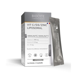 Longevity Vit C/D3/Zinc Liposomal - 14 Sticks