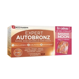 Expert Autobronz Bonne mine naturelle- 30 gélules + 1 sac à maillot OFFERT