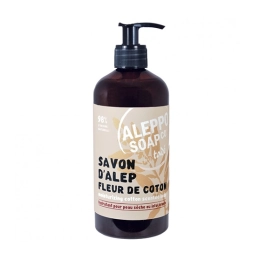 Savon d'Alep Liquide Fleur de Coton - 500ml