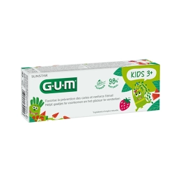 GUM Dentifrice Enfants 3ans et + 1000ppm - 50ML