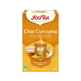 Yogi Tea Chaï Curcuma BIO - 17 sachets