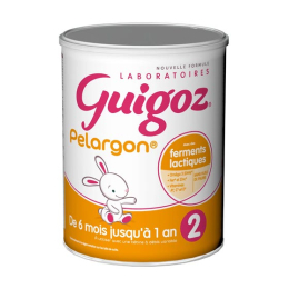 GUIGOZ Lait 2ème âge en poudre bio dès 6 mois 800g pas cher