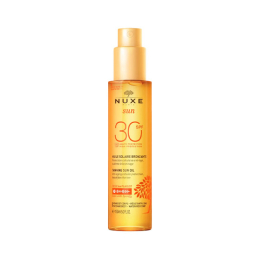 Nuxe Sun Huile Solaire Bronzante Haute protection SPF30 Visage et Corps - 150ml