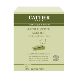 Cattier Argile verte surfine - 1kg