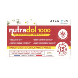 Nutradol 1000 Apaisant Général - 15 Comprimés