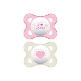 Mam Décor Sucette 0-6 mois Love daddy - 2 sucettes