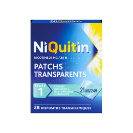 Niquitin 21mg/24 heures dispositif transdermique - 28 patchs