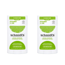 Schmidt's Déodorant Stick Bergamote Citron vert - 2x58ml