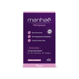 Manhaé pré-ménopause ménopause sans hormones - 90 capsules